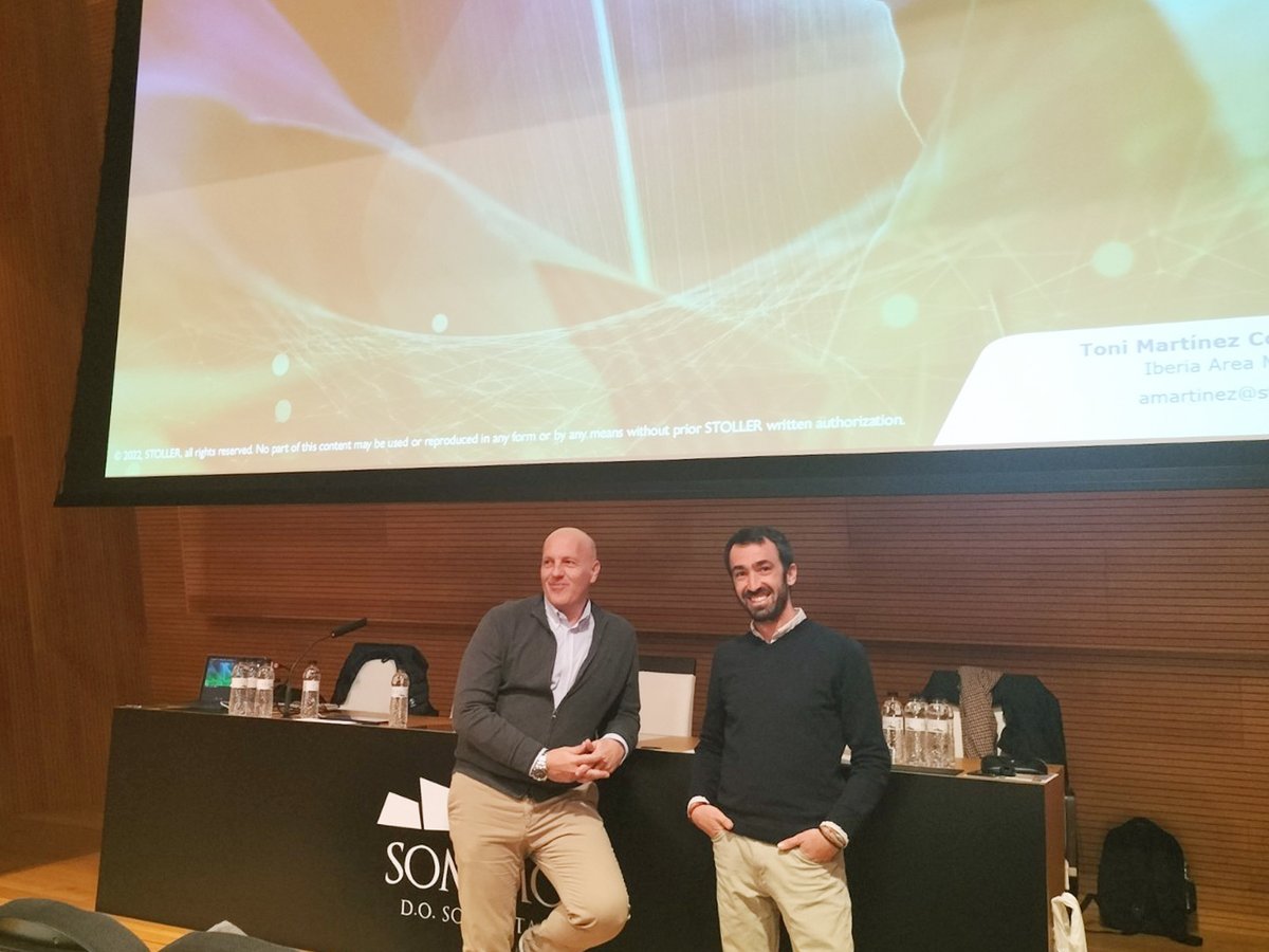 StollerEurope's tweet photo. 🌱🧪Last week we organized a talk about #StollerSolutions for stone and pip fruit trees with Industrias Química Key at @BodegaSommos in Barbastro (Huesca, Spain).
Thanks to the more than 80 people who attended the event to learn about the latest industry news with us! https://t.co/ZU3P2ukBmy
