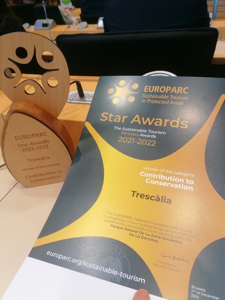 Proud of <a href="/trescalia/">TRESCÀLIA</a> and our commitment with #sustainabletourism #ECST Glad to   win Star Awards <a href="/EUROPARC/">EUROPARC Federation</a> with our #ecotourism packages at #garrotxa #pngarrotxa <a href="/parcscat/">Parcs de Catalunya</a> <a href="/turismecat/">Turisme</a> <a href="/turismegarrotxa/">Associació Turisme Garrotxa</a> <a href="/MedEcotourism/">MEET Network</a>