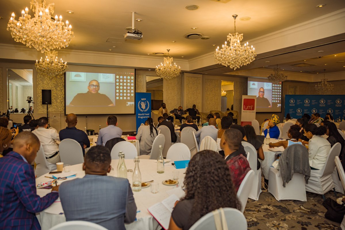 bym_sa's tweet photo. Panel Discussion: Leaders, Innovators and Disruptors: Existing Solutions in the System moderated by Terence Maphosa - CEO and Founder KwaTerry Farm

Photo cred: @shen_scott 
#BYM2022 #FeedtheFuture #BYMWFP2022 @worldfoodprogramme https://t.co/l3oMEjz2Jh