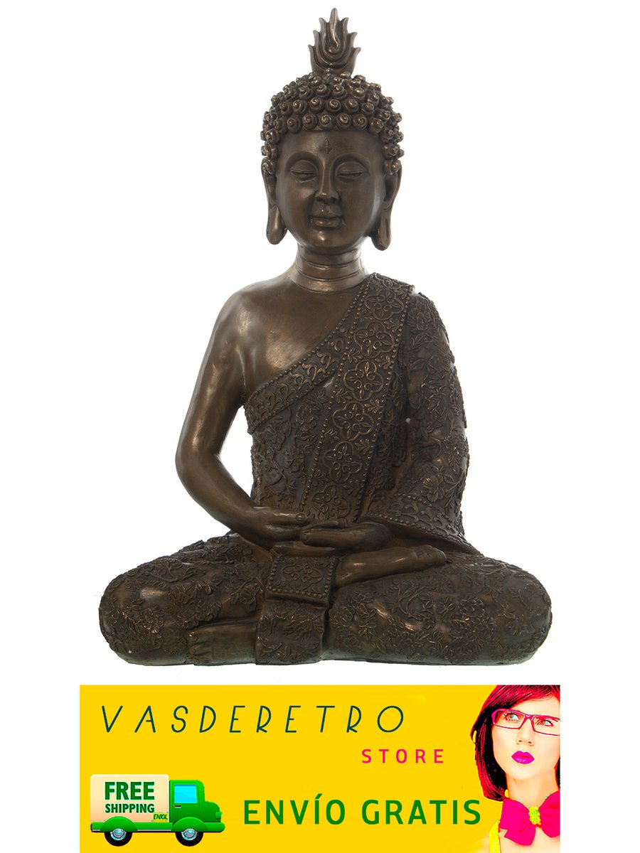 EdoTokaido's tweet photo. Estatua grande de Buda Dhyana para la decoración del hogar El Buda dorado que trae felicidad, salud, alegría y amor al hogar y a su entorno Buda en Oro Viejo 23x30x50 cm ENVIOS GRATIS| | - AliExpress https://t.co/8CgXDgCytv https://t.co/sXhkleYQ8z