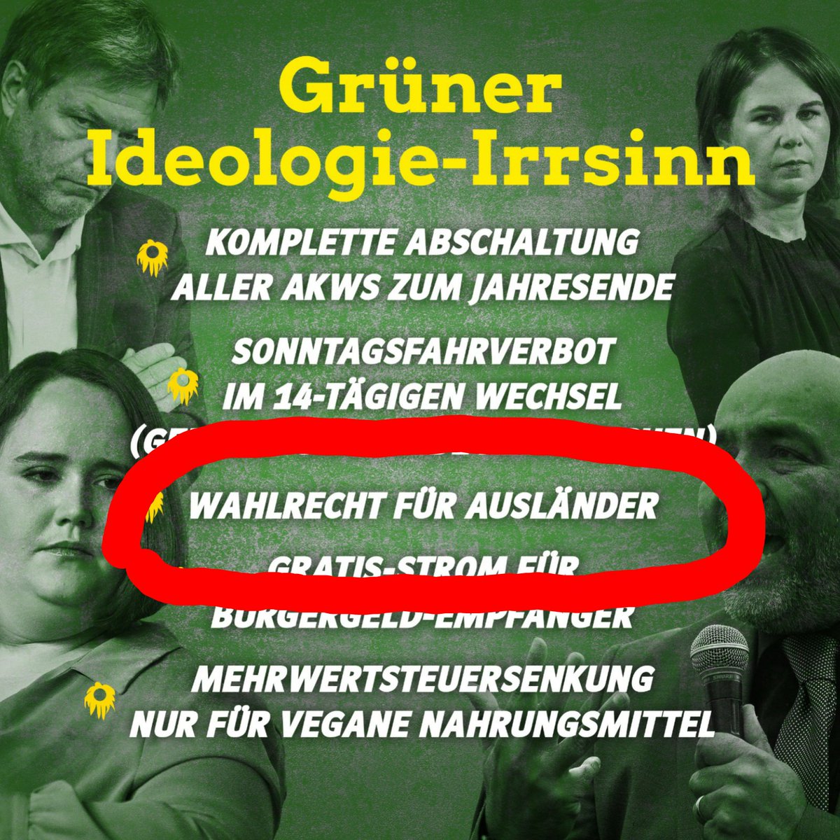 derbuerger16's tweet photo. @RenateKuenast Wenn #Volksverteter das eigene Volk nicht mehr vertreten und man es in die #Armut treibt, fallen natürlich Wählerstimmen weg.
Mit dem #Chancenaufenthaltsrecht sind #Grüne auf dem Weg, in der #Ampel eine Forderung umzusetzen, die auf der #bdk2022 noch nicht mehrheitsfähig war. https://t.co/csvlSnyOqz