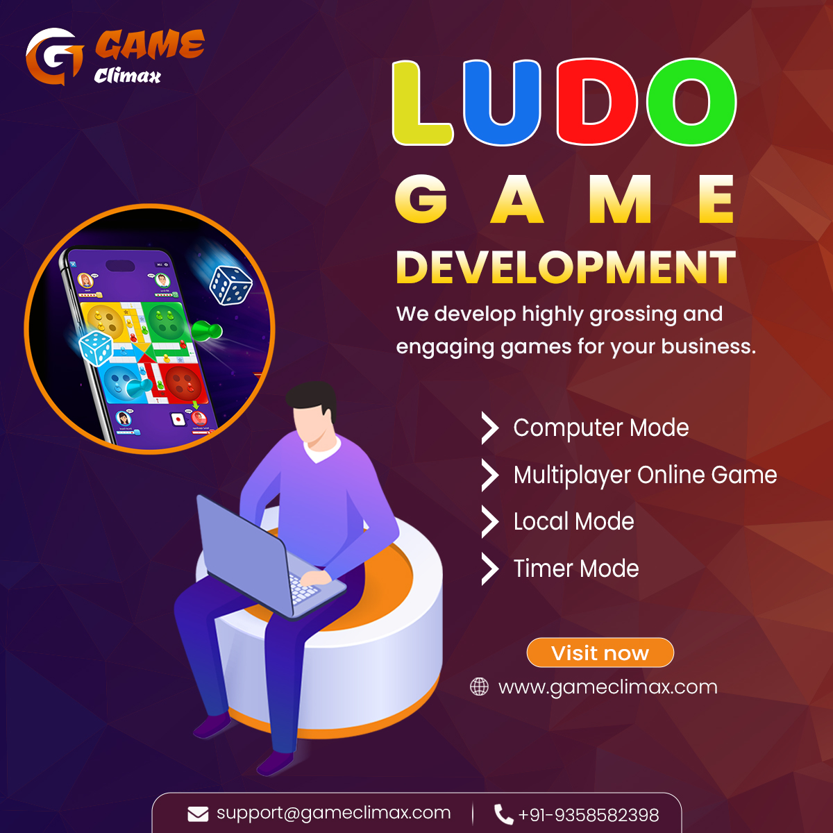 LUDO Game Development 

We develop highly grossing and engaging games for your business....
#jokerclub #customizedtshirt #arewa #lagostshirtshop #games #game #boardgames #playludo #follow #friends #fun #earnmoney #ludoclub #pakistan #ludocoins #memesdaily #gaming #lockdown