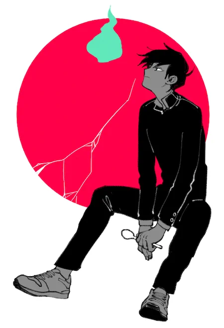 몇 년 전에 그렸던 모브사이코 재업 #モブサイコ100 
