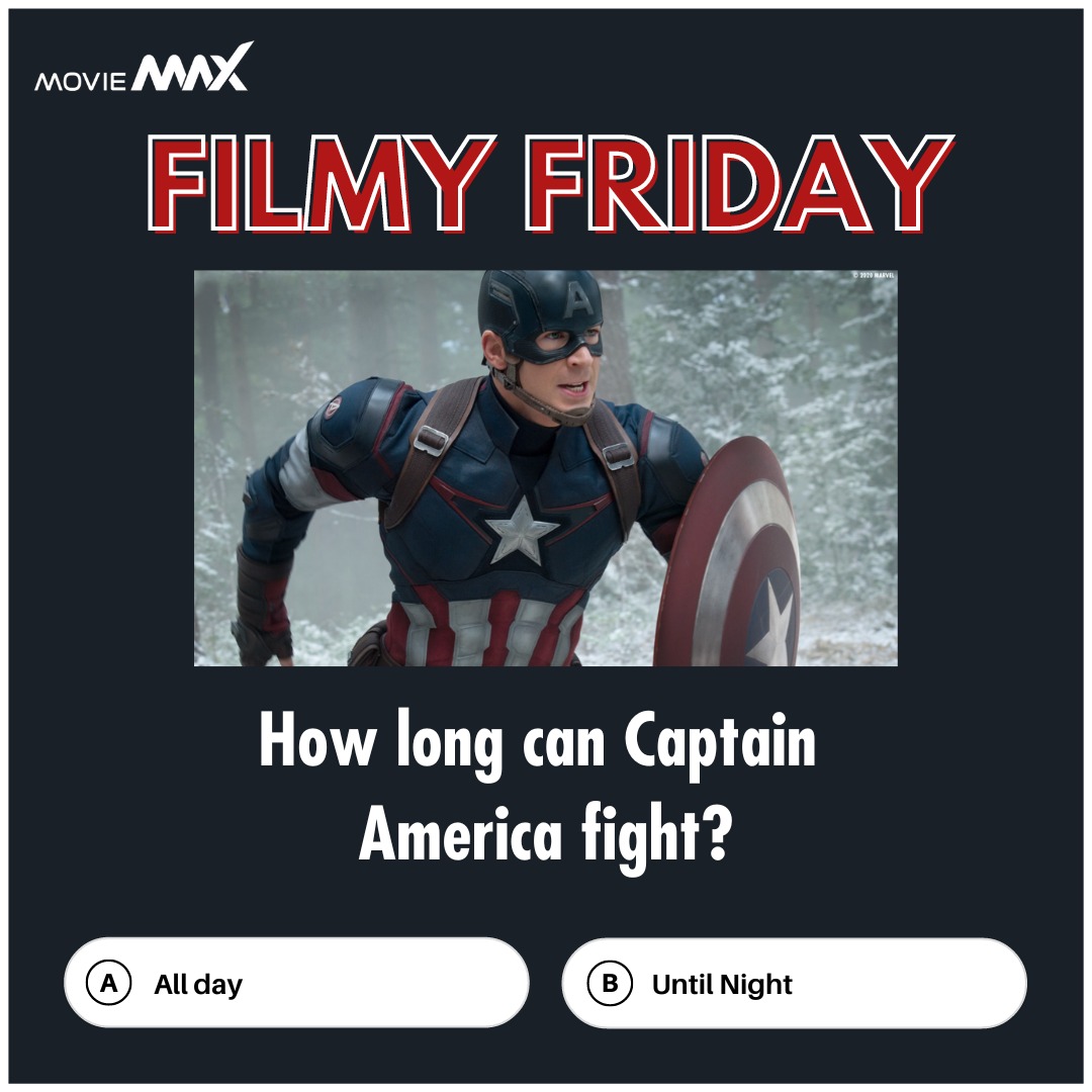 moviemaxoffl's tweet photo. #FilmyFriday is back with another trivia question for you. Only true #Marvel fans can get it
right. Are you one of them? Tell us in the comments below.
#MovieMaxOfficial #MarvelTrivia #AvengersEndgame https://t.co/hXJEMpQiPh