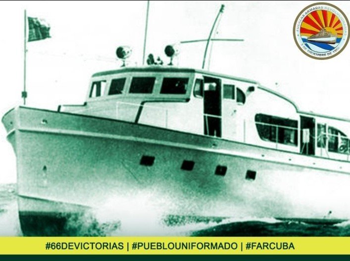 La llegada hace 66 años de los expedicionarios del yate #Granma marcó  el inicio de una nueva etapa en la lucha contra la dictadura Batistiana y el triunfo de la Revolución liderados por #FidelPorSiempre: "Si salimos, llegamos; si llegamos, entramos; si entramos, triunfamos".