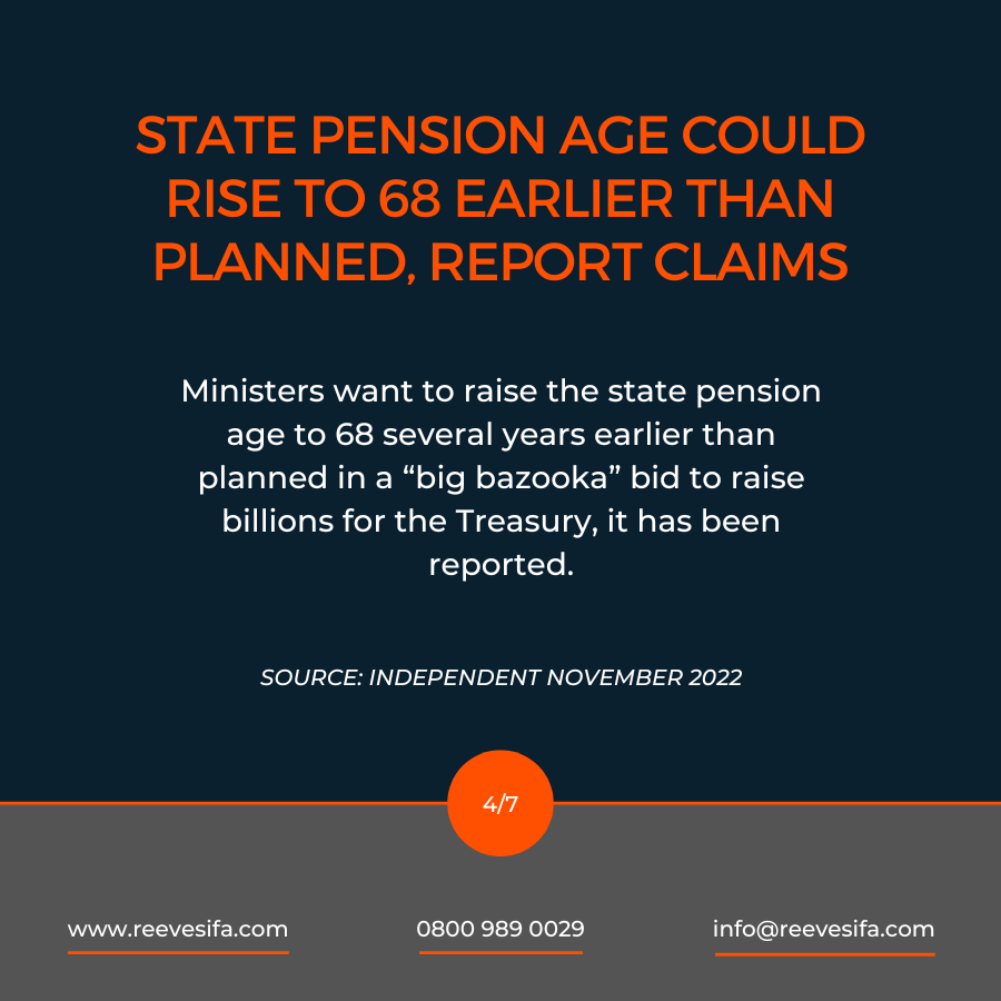 Reevesifa1's tweet photo. Reeves Roundup | 28 November - 4 December 2022.

Your round-up of this week's pension news, brought to you by Reeves Independent.

#FinancialNews #Inflation #Pensions #News https://t.co/x9jkS3vvmx