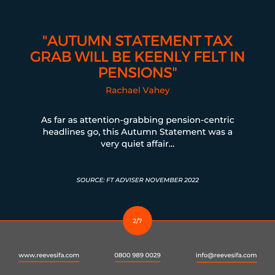 Reevesifa1's tweet photo. Reeves Roundup | 28 November - 4 December 2022.

Your round-up of this week's pension news, brought to you by Reeves Independent.

#FinancialNews #Inflation #Pensions #News https://t.co/x9jkS3vvmx