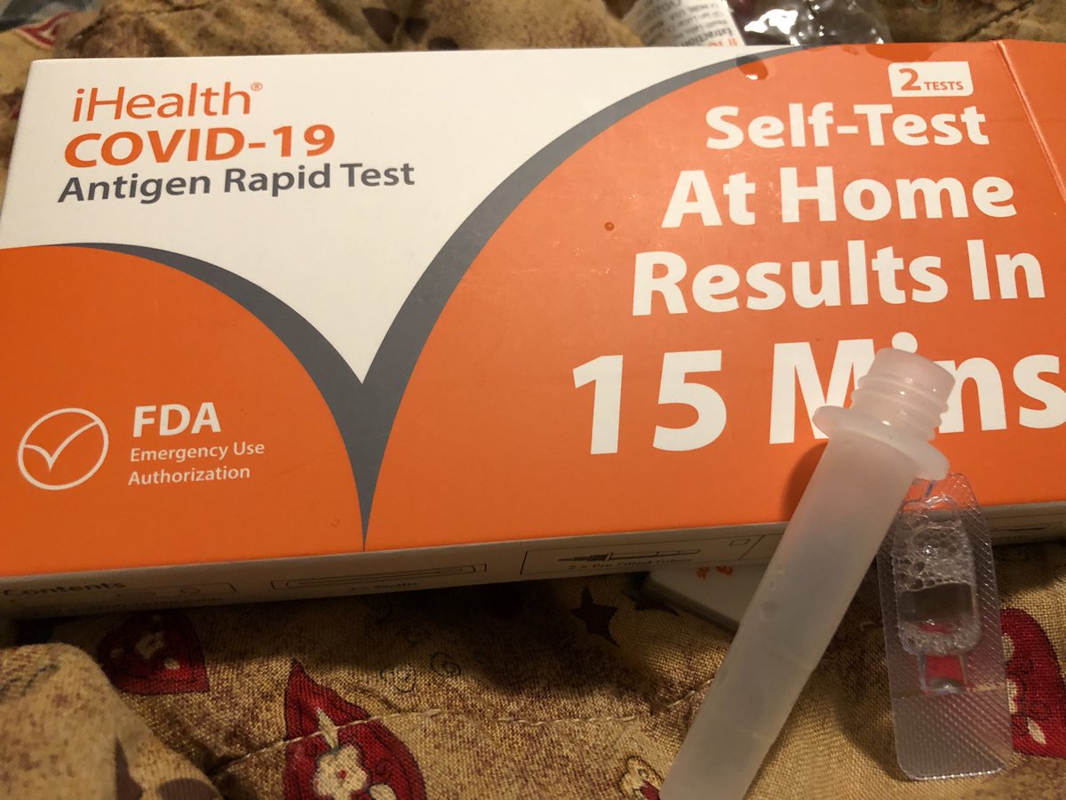 ConnConnection's tweet photo. Whoever came up with the new packaging for the ihealth rapid antigen test — it’s terrible. Having the test liquid in this little capsule and having to squeeze it into the tube instead of already having it pre-packaged — I hate it. This test had to be tossed because I spilled it https://t.co/tqSxfCFqeg