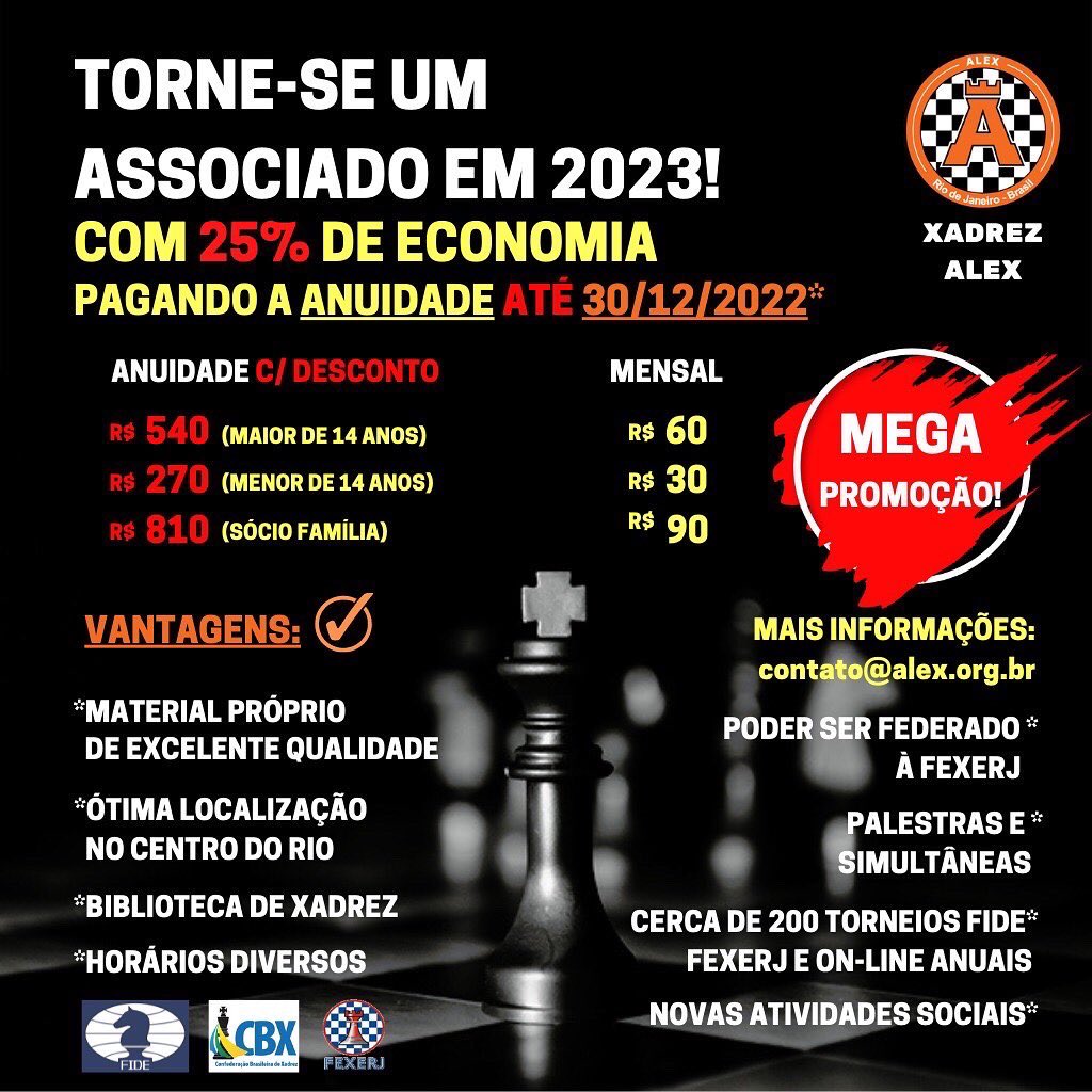 Torneios FIDE – Associação Leopoldinense de Xadrez – ALEX