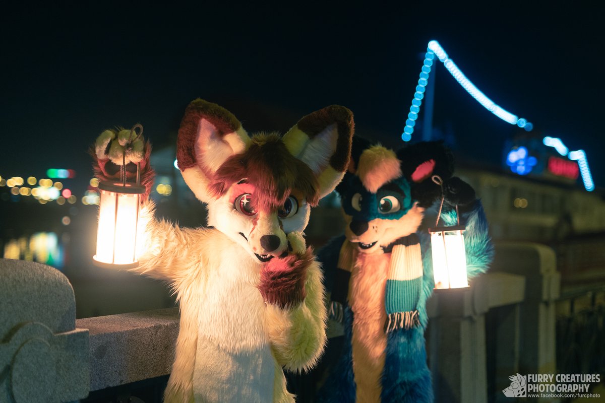 Night walk 
Happy #FursuitFriday 

🦊 <a href="/ShinyKimiko/">Shiny✨Kimiko</a> 
📷 <a href="/FurCPhoto/">Furry C. Photo</a> 
✂️ @R5suits / <a href="/DreamCally/">CallyDream</a>