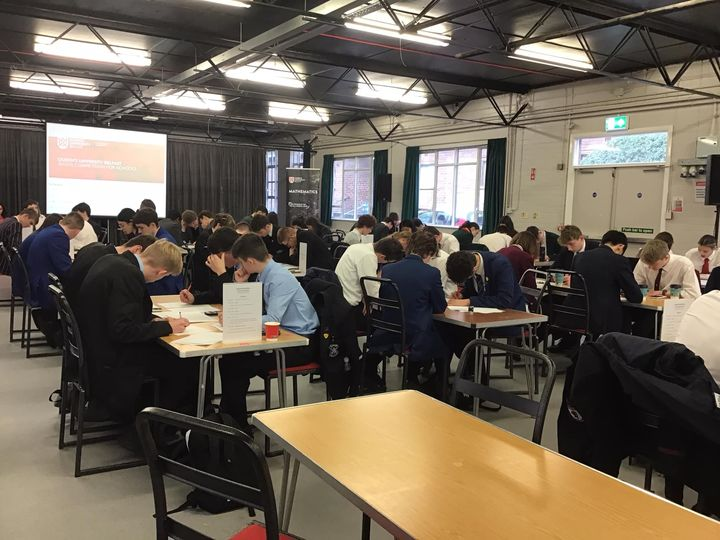 QUBMathsPhys's tweet photo. Our Maths Competition is in full swing!
@QUBelfast @QUBEngagement #LoveQUB https://t.co/z8SD0oovJw