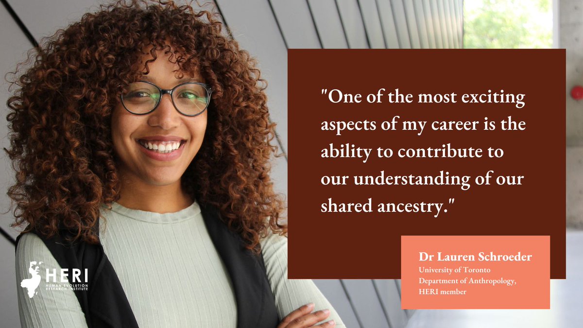 heri_uct's tweet photo. One of the most exciting aspects of a career in #palaeoscience is the ability to shed light on our shared ancestry, says our @_lschroeder from @LabSchroeder.
Read more from her here: https://t.co/LiYPArzBdz https://t.co/oDFa6tgH8P