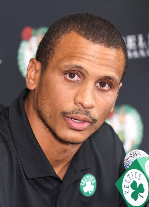 Reporter: Did you get a chance to meet with the Royal family? 

Catholic coach of Boston Celtics Joseph Mazzulla: Jesus, Mary, and Joseph? 

Reporter: The prince and princess of Wales

Coach: Oh no, I didn't. I am only familiar with one Royal family!