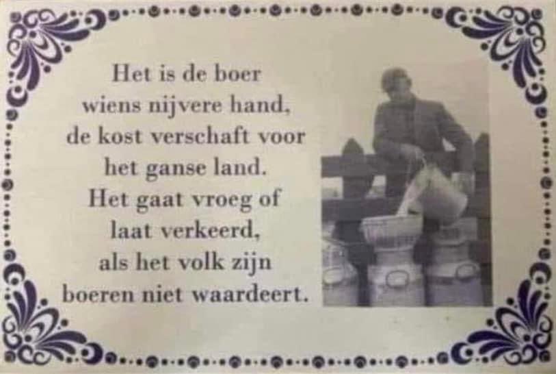kleinkraakie's tweet photo. En zo is het…!!
#Boeren https://t.co/dRhRHdKIKX