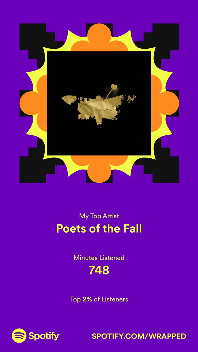 Thank you for making the soundtrack to accompany my year, @PoetsOfTheFall ! Many things changed but your music continues to be a constant ❤️