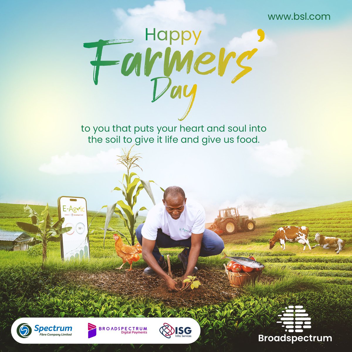 Y3 ma mo Ayeeeekoooooo! 

Happy Farmers’ Day to all our gallant farmers. 👏👏