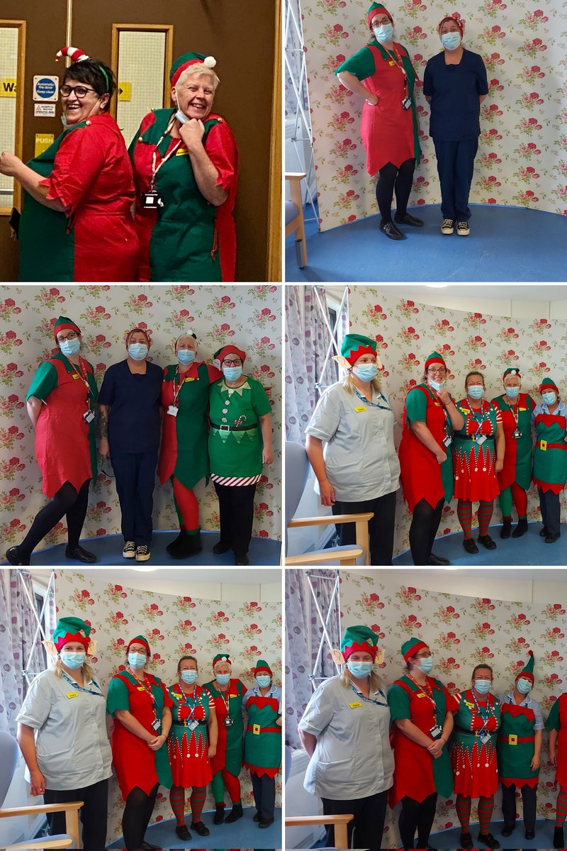 Coalvillehospi1's tweet photo. Elf day on Snibston Stroke Unit. Always fun for staff and patients and for a great cause. #elfday2022 @LPTnhs @sadiehall74 @CHSInpatientLPT @tinpack02 @AngelaHillery @LPT_EDI @Leic_Chaplaincy @Raising_Health_ https://t.co/Xi67S9tQMk