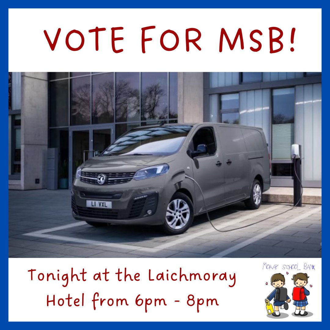 VOTE FOR MSB!

Vote for us to access an electric vehicle to reduce our costs and environmental impact by attending the Laichmoray Hotel tonight or by using the link below!

form.jotform.com/223273855751360