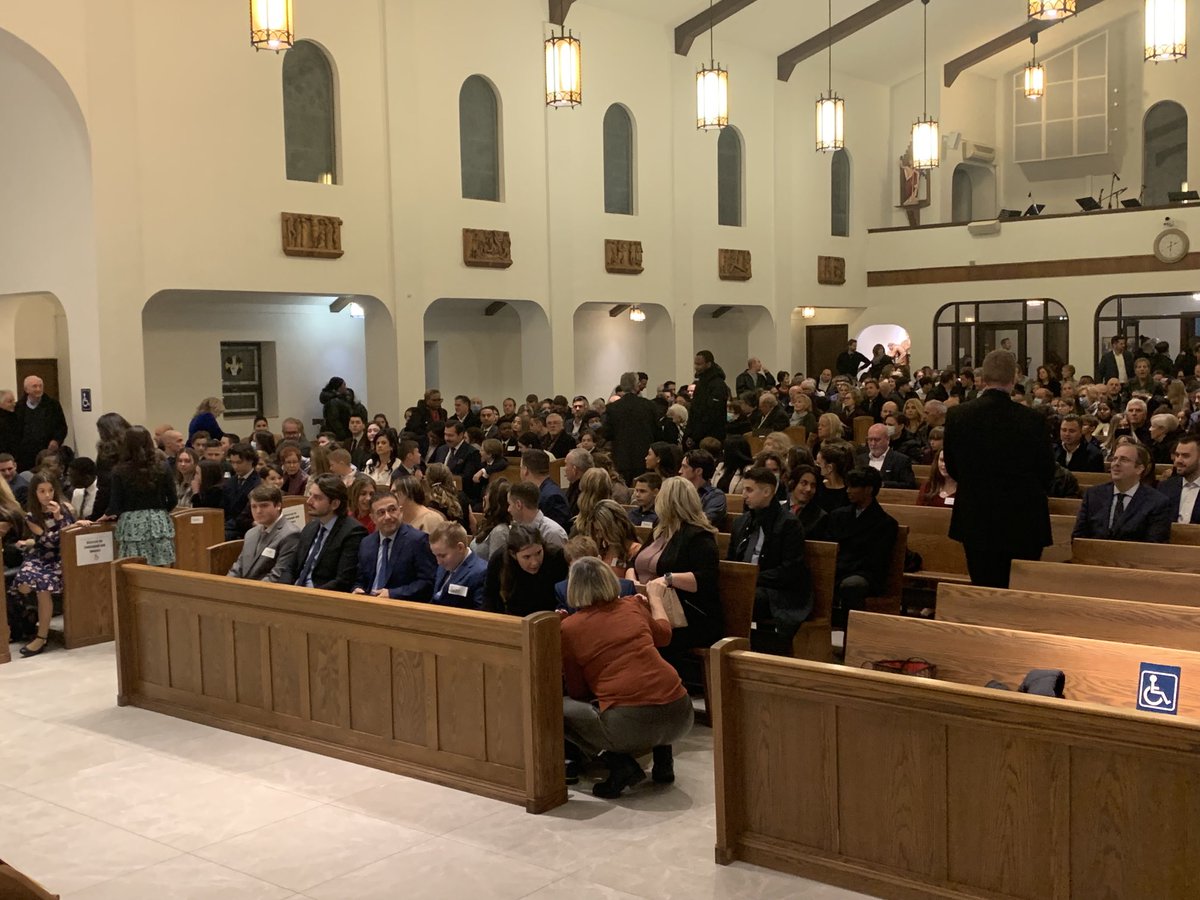 A packed house at St Ann’s Parish Ancaster for our final celebration of Confirmation. We were blessed to have His Excellency Bishop Crosby OMI. as the celebrant tonight. Well done students of Immaculate Heart of Mary!