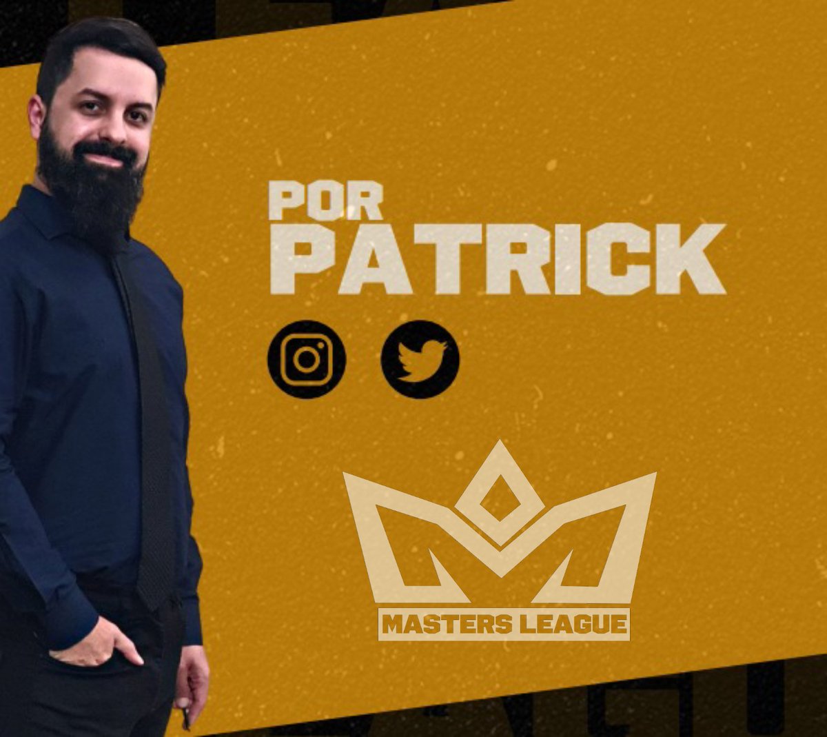 masters_league_'s tweet photo. A voz responsável por dar toda a emoção das partidas não poderia ser outra, não é mesmo? Seja bem-vindo à #MastersLeague de Pokémon Unite @porpatrick 👏👏👏 https://t.co/iVbPekD2S6