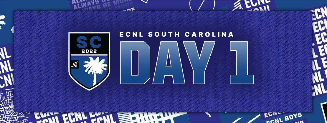 ECNL South Carolina Day 1️⃣
📍 Mesa Soccer Complex | Greer, S.C.
📆 buff.ly/3VsLyRD
📸 buff.ly/3dABzpl
📱 buff.ly/3Bw7OjC
#️⃣ECNLSC