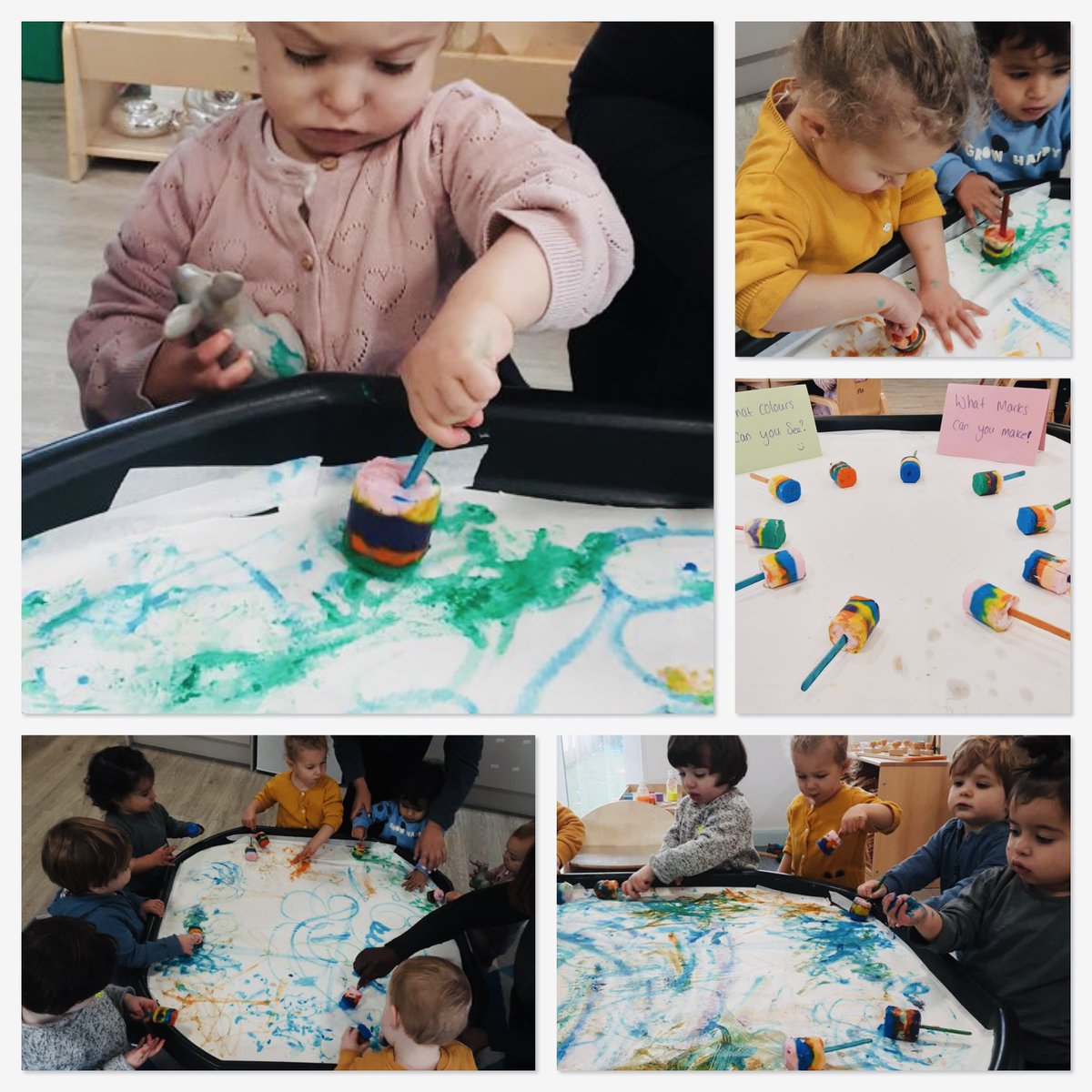 ❄️🎨 #Infants had a wonderful time using #icedpaint to make marks on paper and were fascinated watching the colours mix together. It was a fantastic mark-making experience for our Infants. ❄️🎨

#suchfun #londonnursery #londonmums #londondads #londonparents