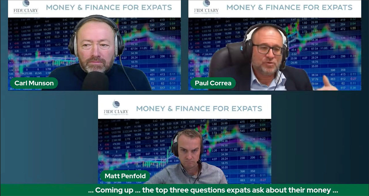 Join us for episode two of the 'Money &amp; Finance for Expats Podcast' where Paul Correa and Matt Penfold share news and views that you might not hear from run-of-the-mill financial advisory firms.

Signing up with Streamyard helps us (-: streamyard.com/pal/4668289695…