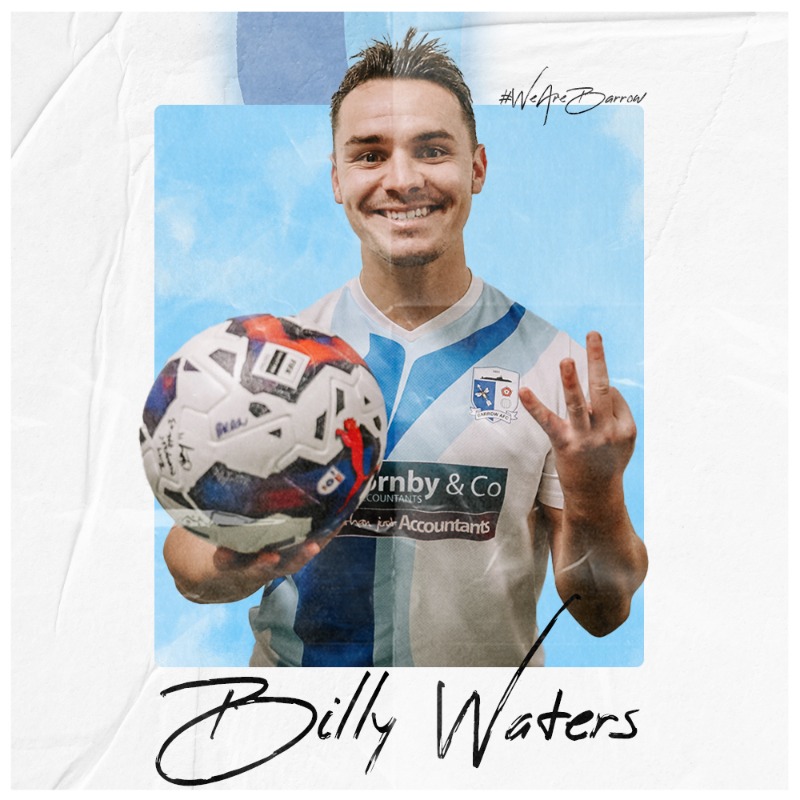 BarrowAFC's tweet photo. On top of his PFA November nomination, Billy Waters has been nominated for the Sky Bet League Two Player of the Month.

#WeAreBarrow | @_BillyWaters