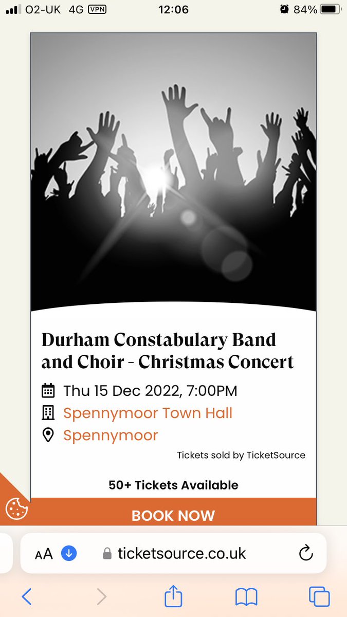 DCMVC1's tweet image. Tickets for our upcoming concert are available online at ticketsource.co.uk