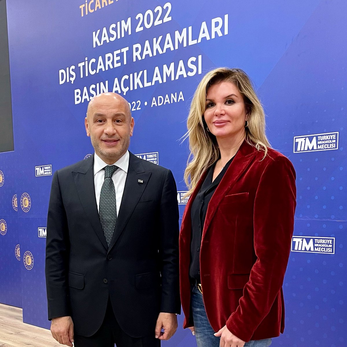 TulayDemir00's tweet photo. Türkiye İhracaatçılar Meclisi Başkanı
Sn.Mustafa Gültepe ile Adana’da dış ticaret rakamları basın açıklaması proğramındayız. @turkihracat https://t.co/kd821xBqmW
