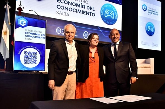 📢 Se realizó el 3° Encuentro de Economía del Conocimiento en Salta, con la temática de audiovisual y gaming.

🌐 ➡ bit.ly/3UrCefD