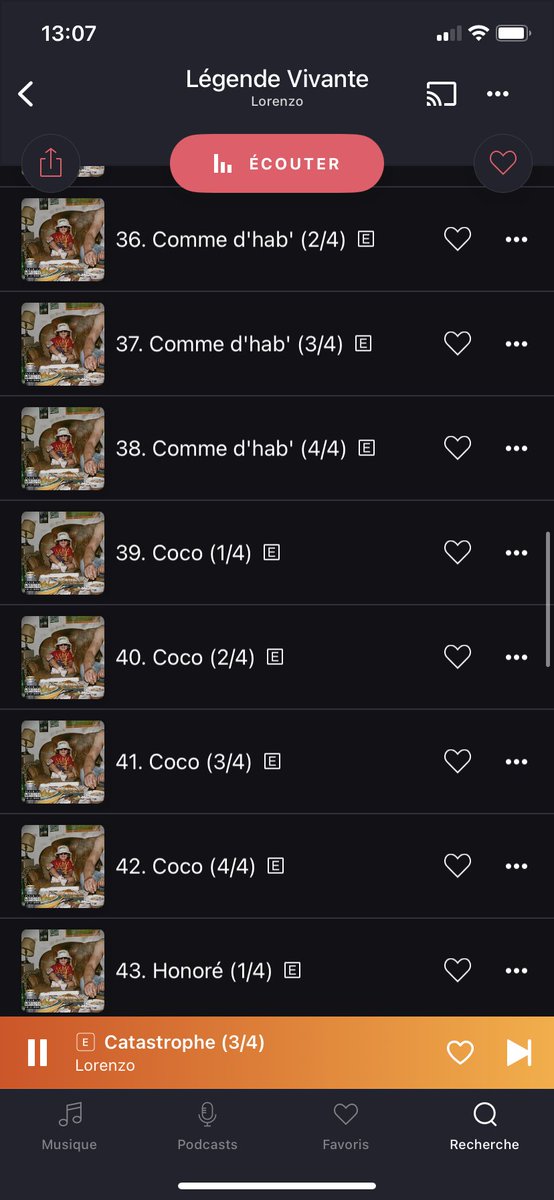MessiouxV's tweet photo. @Mamene_Lorenzo c’est un génie, son dernier album c’est 16 chansons partagés en plusieurs parties (68 chansons), tout ça pour littéralement exploser le nombre de stream 🤯 https://t.co/RDSUjvPrA3
