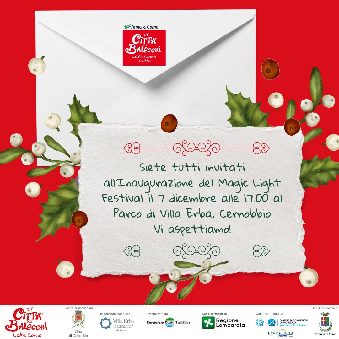 𝐕𝐢 𝐚𝐬𝐩𝐞𝐭𝐭𝐢𝐚𝐦𝐨 𝐧𝐮𝐦𝐞𝐫𝐨𝐬𝐢 𝐚𝐥𝐥'𝐚𝐩𝐞𝐫𝐭𝐮𝐫𝐚 𝐞 𝐢𝐧𝐚𝐮𝐠𝐮𝐫𝐚𝐳𝐢𝐨𝐧𝐞 𝐝𝐢 𝐂𝐢𝐭𝐭à 𝐝𝐞𝐢 𝐁𝐚𝐥𝐨𝐜𝐜𝐡𝐢 𝐢𝐥 𝟕 𝐝𝐢𝐜𝐞𝐦𝐛𝐫𝐞! 
Le attività inizieranno alle 15.30 con la divertente animazione degli Elfi di Babbo Natale