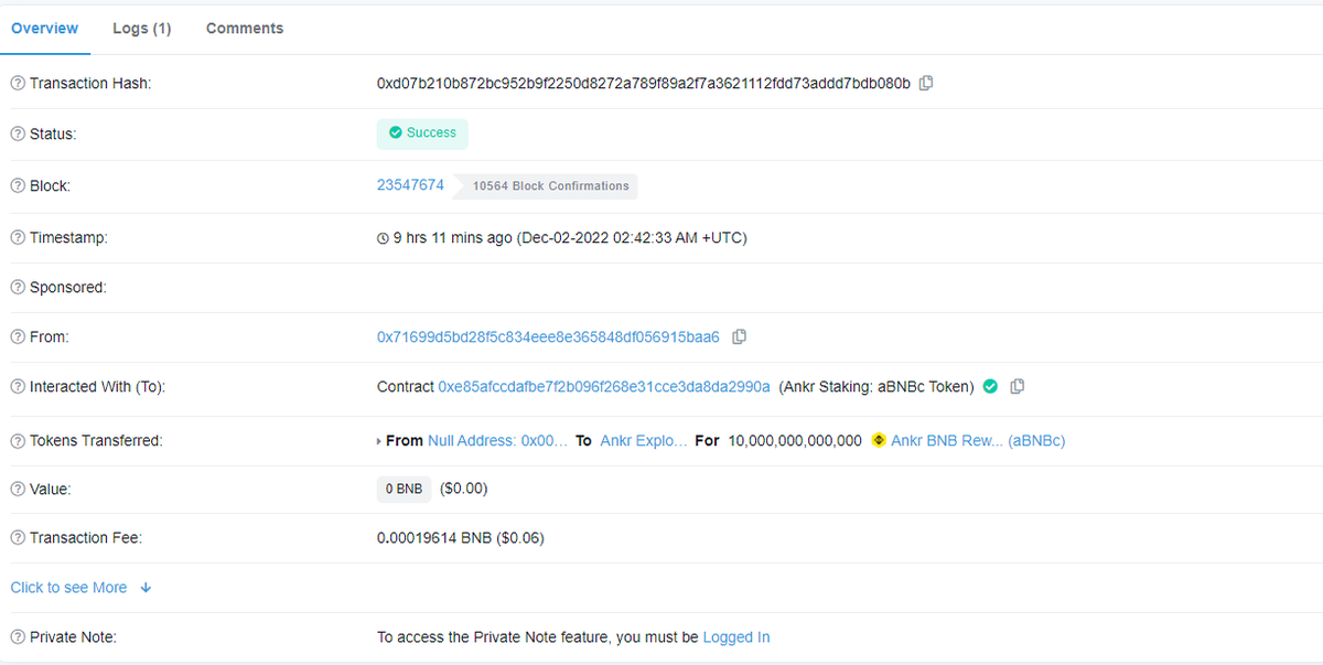 DyorUniversity's tweet image. 💣 Ankr ha recibido un exploit de 20m.  Un hacker aprovechó una vulnerabilidad en el smart contract para acuñar millones de aBNB.

Una vez que el atacante acuñó esos tokens vendió y drenó toda su liquidez a través de diferentes DEX.