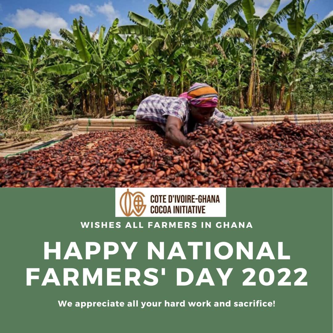 #koforudua we are celebrating farmers for the great work and efforts. Thank you President <a href="/NAkufoAddo/">Nana Akufo-Addo</a> and Minister <a href="/afriyie_akoto/">Dr. Owusu Afriyie Akoto</a> <a href="/ghcocobod/">Ghana Cocoa Board</a>  FARMERS FIRST #FarmersDay2022