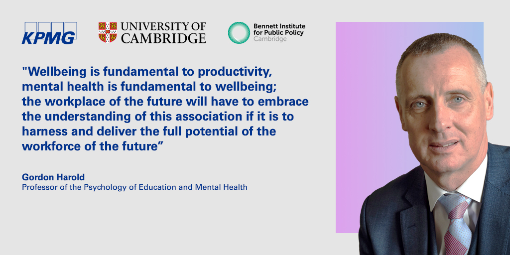 Don't miss this fascinating discussion with our Director Prof Gordon Harold &amp; other leading experts <a href="/DianeCoyle1859/">Diane Coyle</a> <a href="/YorkJustine/">justine york</a> &amp; <a href="/rachelhopcroft/">rachel hopcroft ❤️ Memecoin</a> 
Monday 5th December 
5-8pm <a href="/downingcollege/">Downing College</a>💡
👉🏾 bit.ly/3gUFuCs
<a href="/BennettInst/">Bennett Institute for Public Policy</a> <a href="/KPMG/">KPMG</a> <a href="/Cambridge_Uni/">Cambridge University</a>
 #Wellbeing #MentalHealth