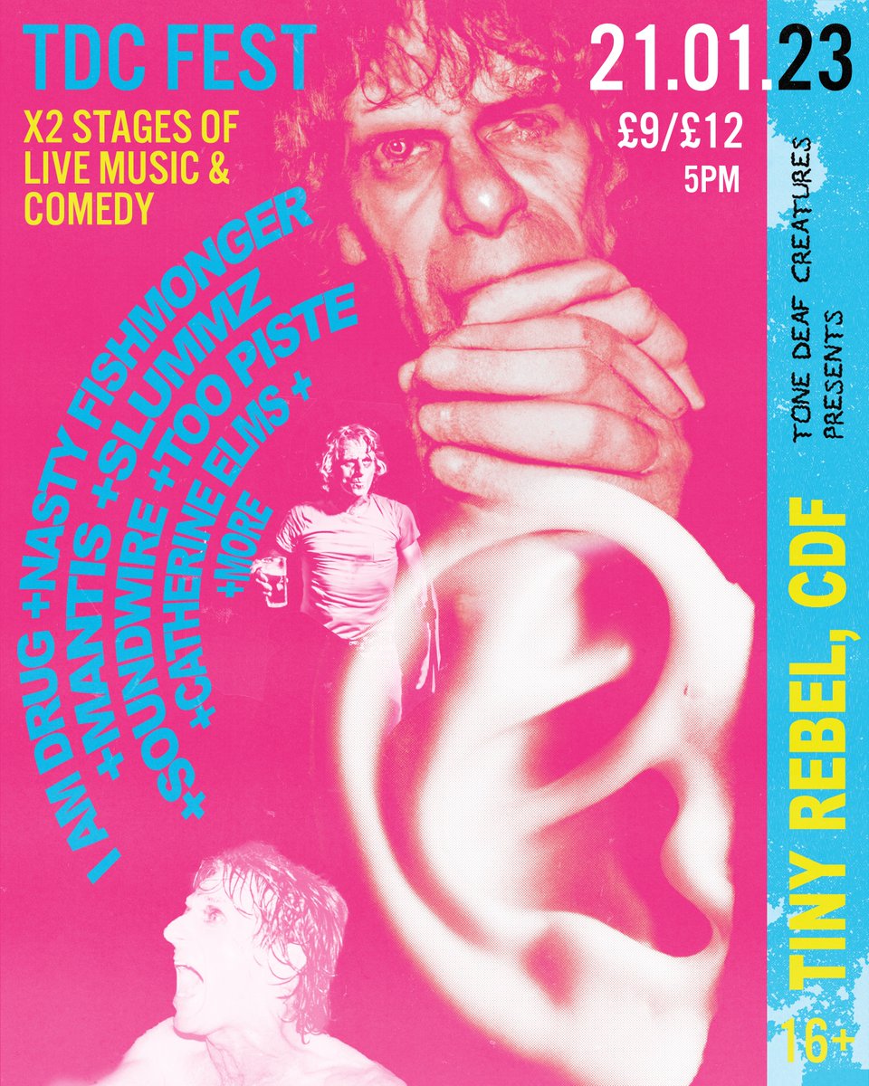 First show of 2023 &amp; it's a big one! We're getting back to our roots with a day fest in <a href="/TinyRebelCdff/">Tiny Rebel Bar Cardiff</a>  which is going to be experimental, artsy &amp; anything left-field for all of you who're into the dark &amp; oddities life has to offer. Live music, comedy &amp; a light installation🔥💯 x