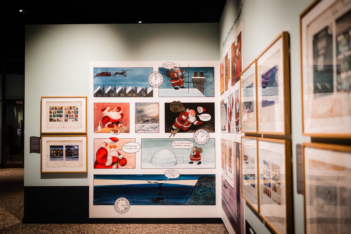 ThisisDurham's tweet image. Delve into the world of author-illustrator #RaymondBriggs at @TheBowesMuseum this winter ✏️🎨 Get a close up view of never-before-seen artwork from classic works such as The Snowman, Father Christmas and Fungus the Bogeyman 👉 bit.ly/TiDRBBM #memorablemoments #lovedurham