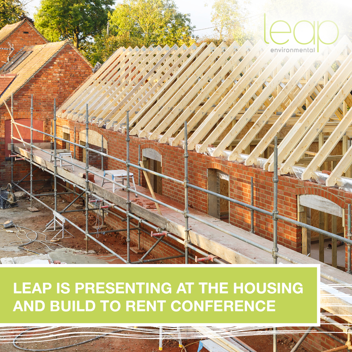 Leap is attending and presenting at the Housing and Build to Rent conference at Kensington Town Hall on Tuesday, 6th December. Follow the link below to register for the virtual event or to attend the event in person.
 
ow.ly/HGYI50LTo3r

#carbonreduction
#leapenvironmental