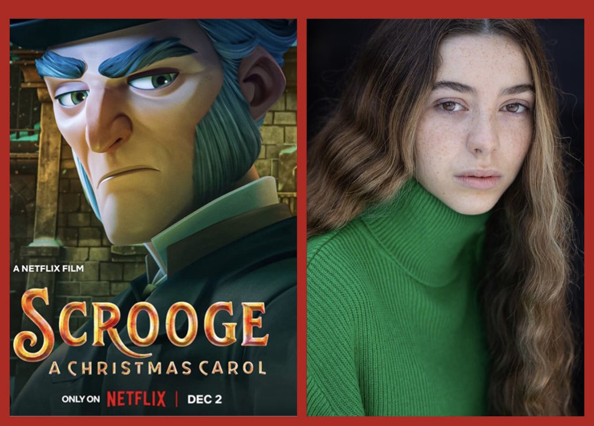 SYoungAgency's tweet image. #Scrooge is released on @netflix today with DEVON as Kathy Cratchit alongside an amazing cast including #JessieBuckley #JonathanPryce #oliviacoleman
#musical #animation #netflix #ChristmasCarol