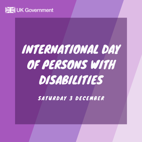 FCDOInclusive's tweet photo. Happy #IDPWD!
The UK is a driving force on international #DisabilityInclusion. At the 2022 Global Disability Summit #GDS22 we launched
๐
A new #FCDODisabilityStrategy https://t.co/D8agsu0taU
๐
18 new significant #Disability commitments https://t.co/WBO47heiur https://t.co/nWLZjJ4wFs