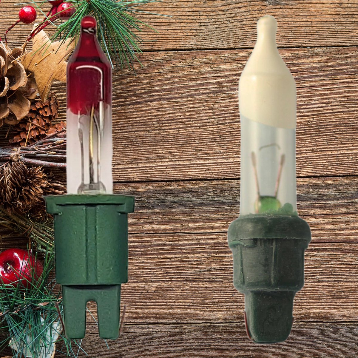 Only those old enough know what the red and white marked bulbs are. Do you know?