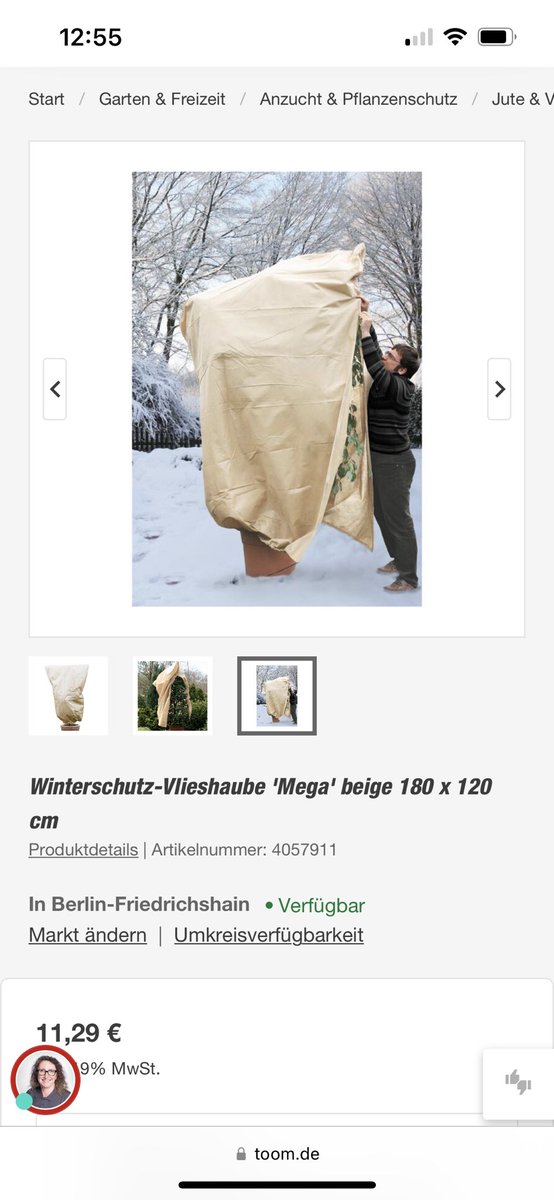 PonyDanceFanni's tweet photo. Wenn das Produkt 180 x 120 cm groß ist, wie klein ist dann der Mann? 😳 @toomBaumaerkte https://t.co/2RnKlEEFpT