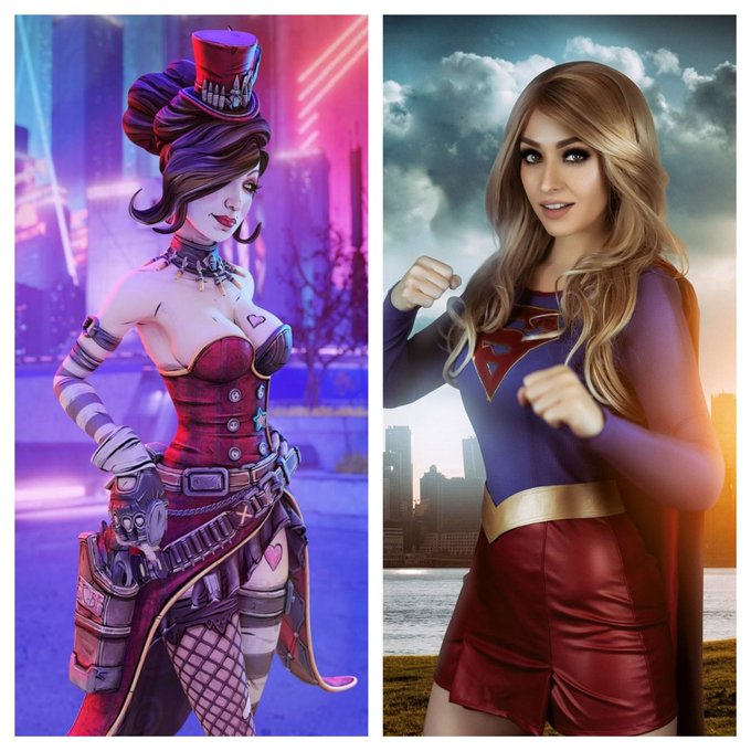Cosplay plans for @walescomiccon !  Saturday: Moxxi - NEW!  Sunday: Super girl https://t.co/Ss4mQipE<a class="tags" target="_blank" title="On Twitter" href="/?out=eyJ0eXAiOiJKV1QiLCJhbGciOiJIUzUxMiJ9.eyJpYXQiOjE3MjA3MjgzMzksImlzcyI6InR3cG9ybnN0YXJzLmNvbSIsIm5iZiI6MTcyMDcyODMzOSwiZXhwIjoxNzUyMjY0MzM5LCJyZWRpcmVjdF91cmwiOiJodHRwczovL3R3aXR0ZXIuY29tL3dhbGVzY29taWNjb24ifQ.ZNCJuaI3HjvxfGauZJQ1xHFql_FFhwP-rDQM97j51cUqjRHm8g0wZtTMwxtT6PyQUu1VRyH_bsknj_0qqRuKWA">@walescomiccon</a><a href="/tag/dungeonsanddragons"class="tags"><span>#dungeonsanddragons</span></a>