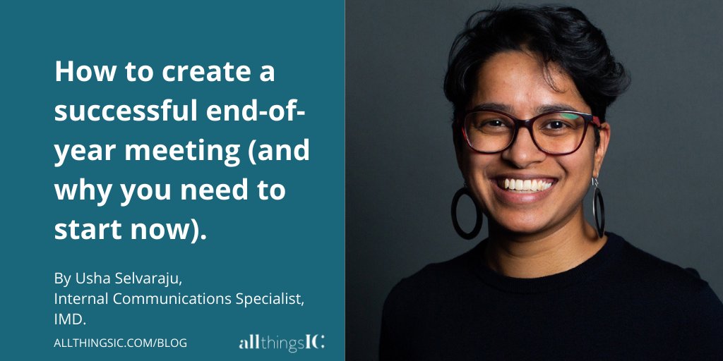 AllThingsIC's tweet photo. How to create a successful end-of-year meeting: https://t.co/Cw8WlI0UEc #InternalComms #BlogArchive https://t.co/5SY813rkhu