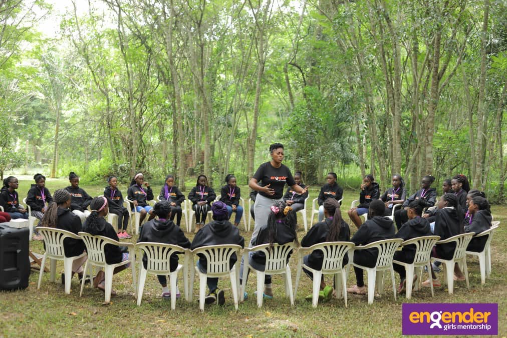 Because the mind is CAUSE and the World is EFFECT, we effect the world with positive thoughts to birth positive causes. We mentor the young girls in growing into the next female thought leaders! @Jozhane Founder of #EngenderGirlsUg