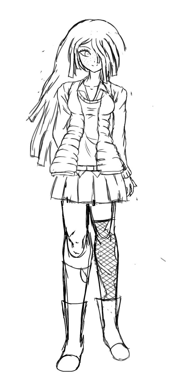 dooooonutpee's tweet photo. Yippie fun times to do a sketch 😽😽😽 #danganronpaoc #artsketch https://t.co/VWf1njNyPV
