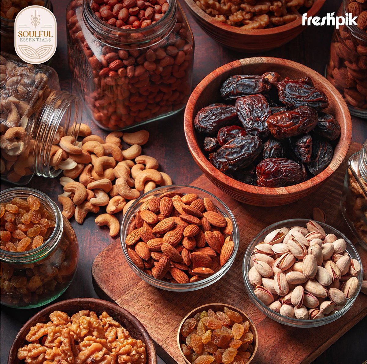 Nuts for nutrition? 

Add dry fruits to your humble home pantry!

Quality dry fruits packaged to your liking. Find them all at our various nutrition stations at Freshpik, Jio World Drive.

#SoulfulEssentials #Freshpik #MakeItYourFreshpik #DriedFruits #Dates #Pistas #Walnut