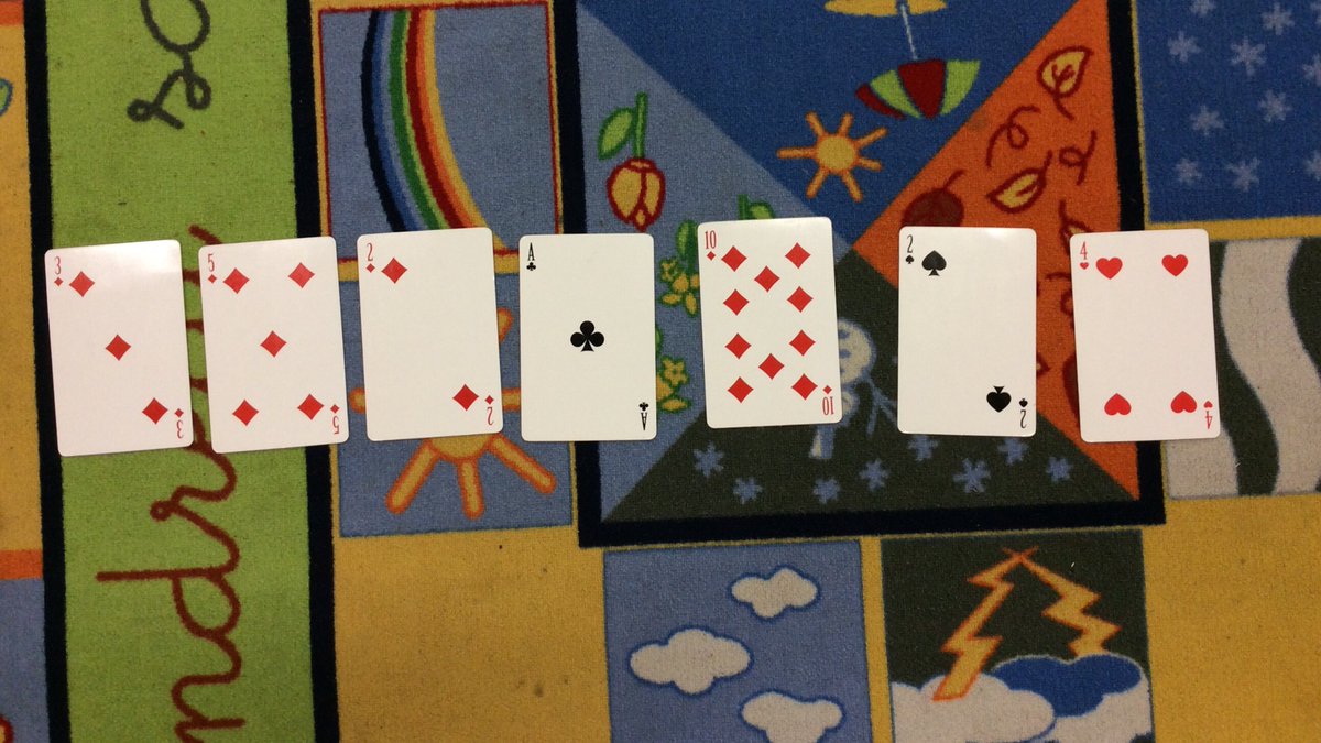 leslouloups's tweet image. @section_grande trouvez les cartes qu’il faut prendre pour faire 4. #problemater