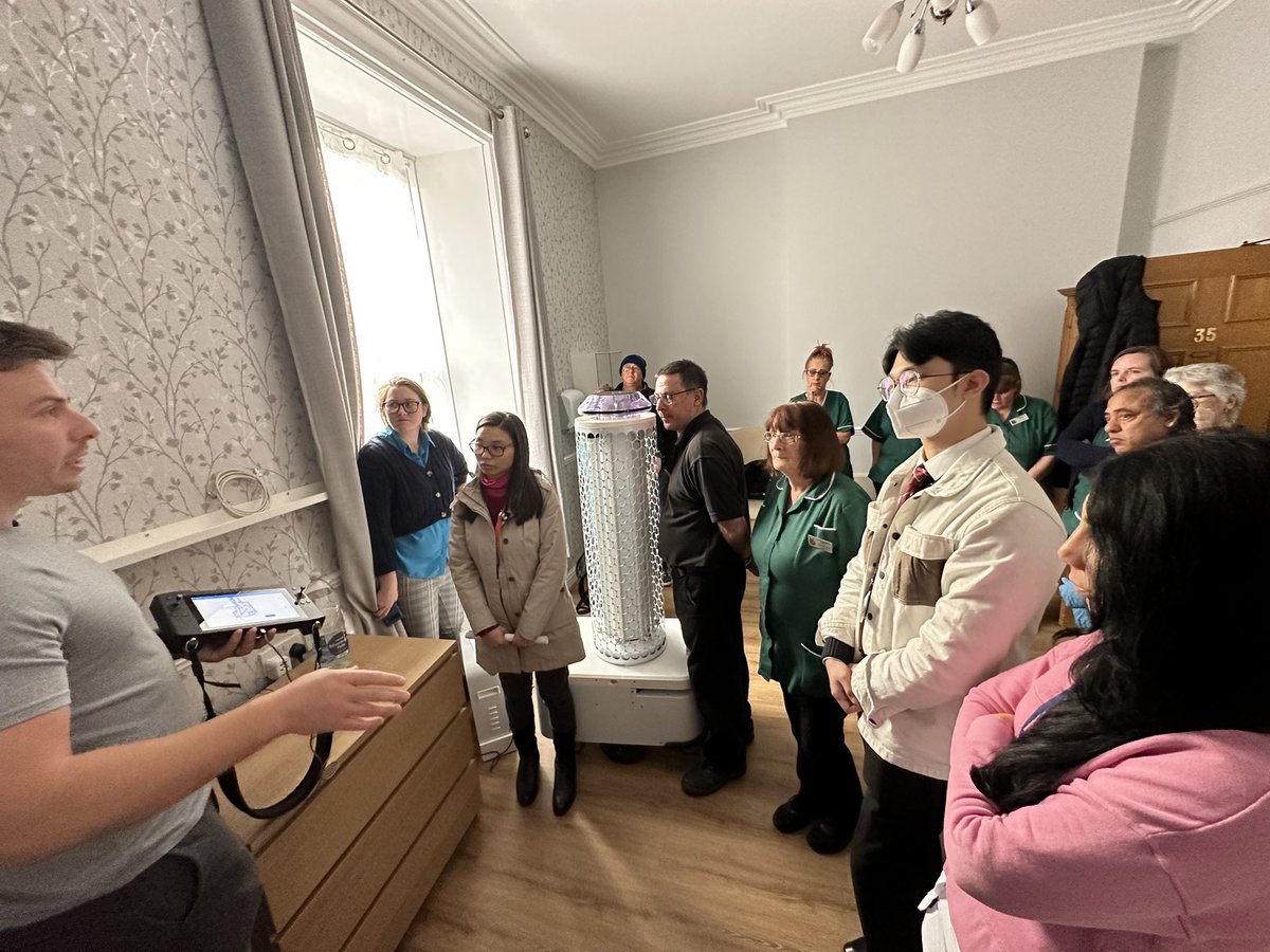 AveenNajm's tweet image. We’re so glad to have received @FjdRobot Disinfection Robot 
mapping and training for enhancing the workspace for staff at Duffryn Ffrwd Manor✨. @eurekarobot     
 #DisinfectionRobot  #Robotics #cardiff